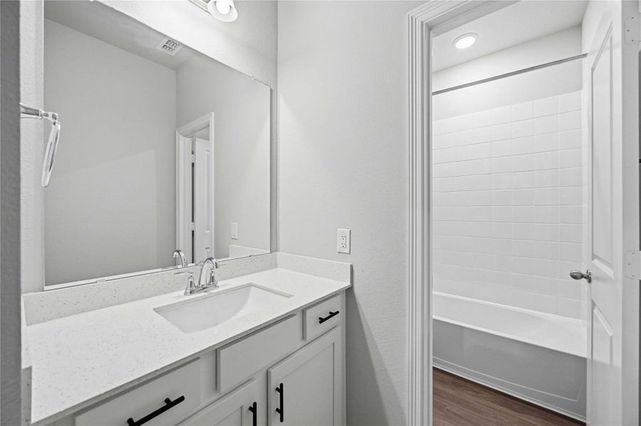 Furnished interior view inside a new home in , Houston (Image 4). Furnished interior view inside a new home in , Houston (Image 4).