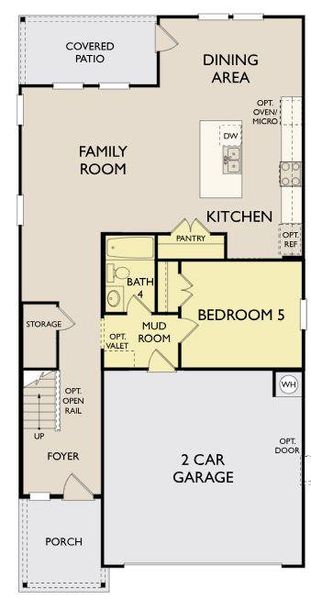2D floor plan layout of this home in The Homestead at Lariat, Liberty Hill, TX (Image 4). 2D floor plan layout of this home in The Homestead at Lariat, Liberty Hill, TX (Image 4).