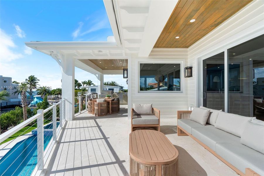 Exterior details and patio area of a home in , Key Largo (Image 32).