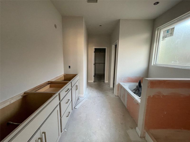 In-progress construction of a new home in Covered Bridge, Hutto, TX (Image 31). In-progress construction of a new home in Covered Bridge, Hutto, TX (Image 31).