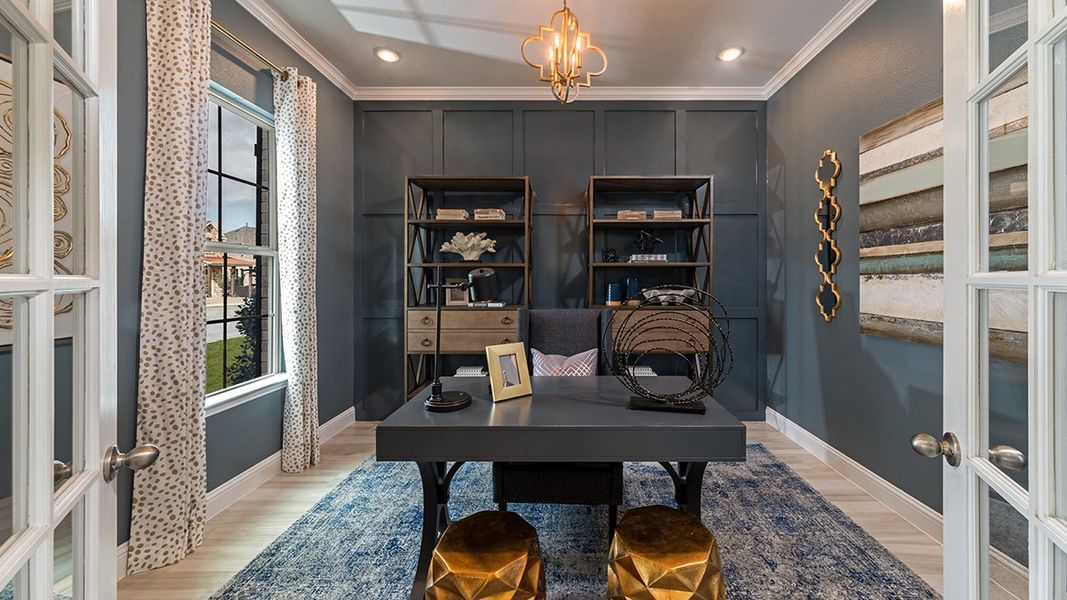 Representative furnished interior of a home built from the Whitney by Beazer Homes in Wildflower Ranch, Northlake (Image 5). Representative furnished interior of a home built from the Whitney by Beazer Homes in Wildflower Ranch, Northlake (Image 5).