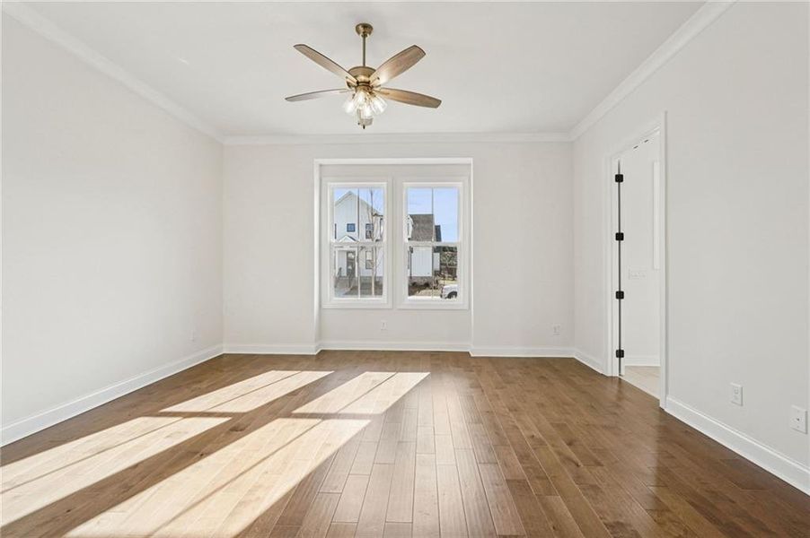 Spacious, unfurnished interior of a new home in Promenade at Sawnee Village, Cumming (Image 23).
