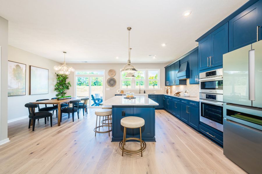 Representative furnished interior of a home built from the Olive by Fischer Homes in Easton Park, Dallas (Image 8). Representative furnished interior of a home built from the Olive by Fischer Homes in Easton Park, Dallas (Image 8).