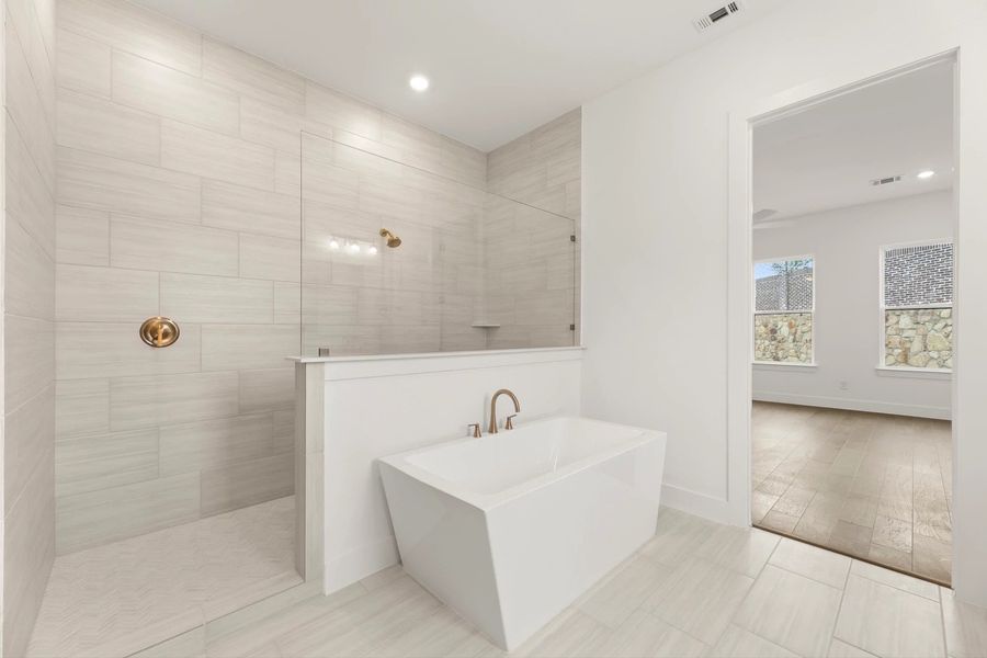 Primary Bathroom featuring the Serene Collection Primary Bathroom featuring the Serene Collection
