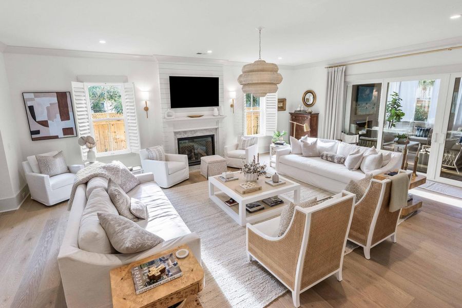 Furnished interior view inside a new home in , Mount Pleasant (Image 15).