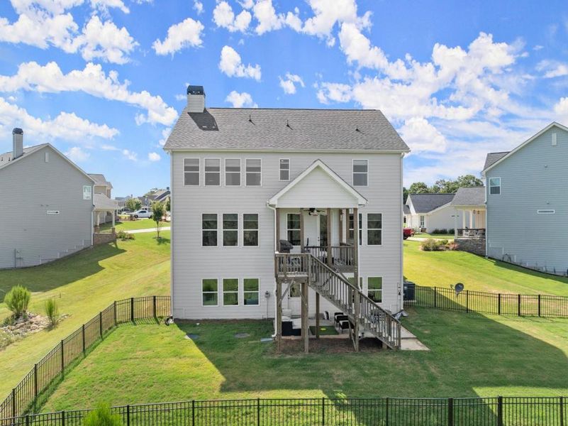 Front exterior of a new home in , Homer, GA, highlighting curb appeal (Image 23).
