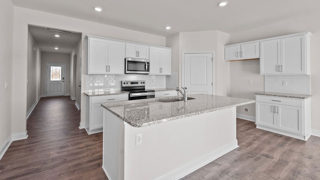 Furnished interior view inside a new home in Bedford Place, Wilson (Image 6). Furnished interior view inside a new home in Bedford Place, Wilson (Image 6).