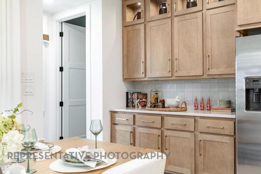 Furnished interior view inside a new home in Santa Rita Ranch: 40-45ft. lots, Liberty Hill (Image 17).