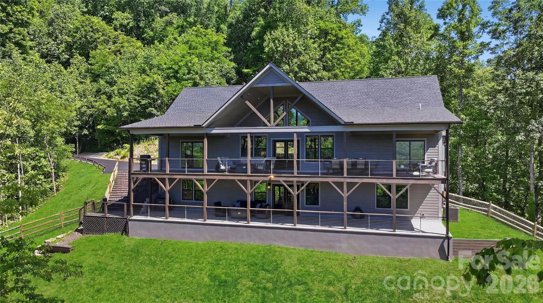 Front exterior of a new home in , Waynesville, NC, highlighting curb appeal (Image 22). Front exterior of a new home in , Waynesville, NC, highlighting curb appeal (Image 22).