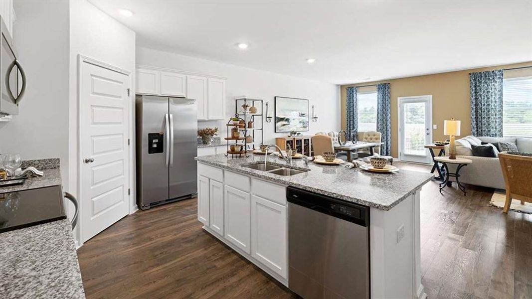 Furnished interior view inside a new home in The Preserve at Agricultural Village, Perry (Image 26). Furnished interior view inside a new home in The Preserve at Agricultural Village, Perry (Image 26).