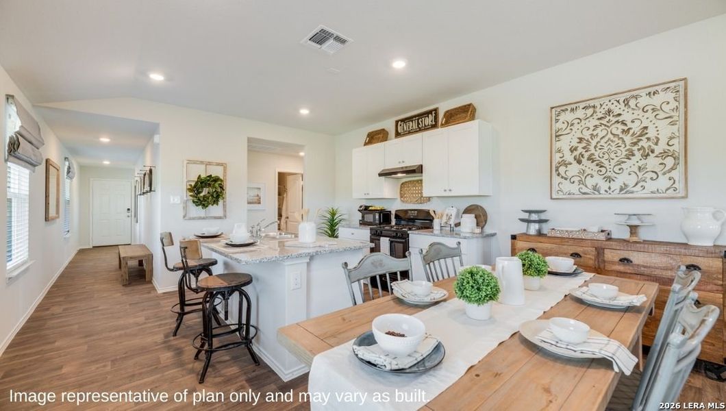Furnished interior view inside a new home in Hunters Ranch, San Antonio (Image 15).
