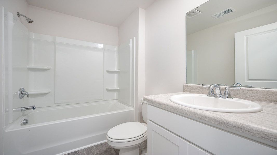 Furnished interior view inside a new home in Cottonwood Place, Tabor City (Image 2).