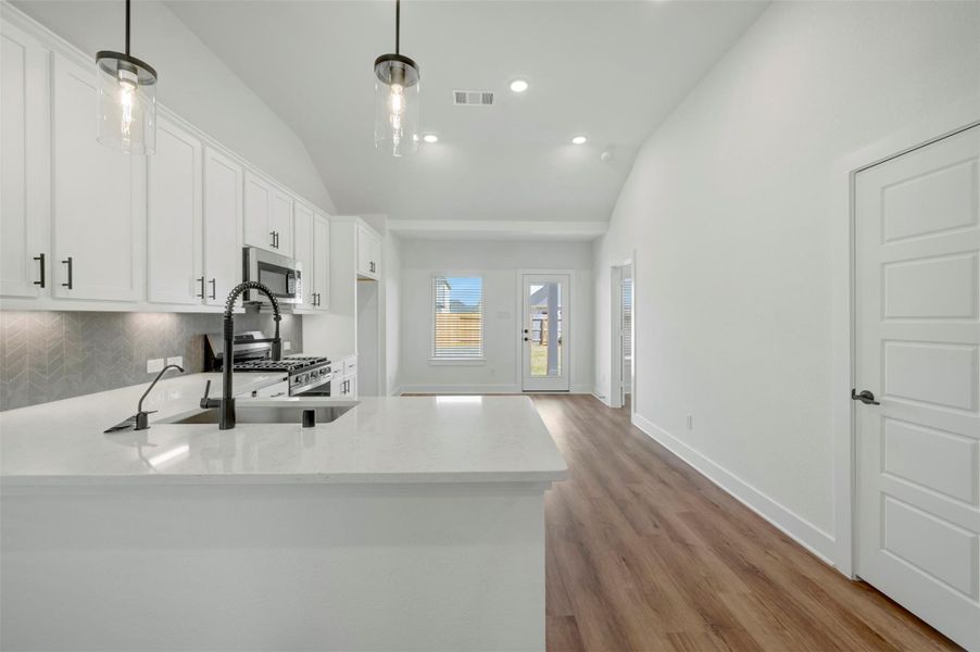 Furnished interior view inside a new home in Marvida, Cypress (Image 15).