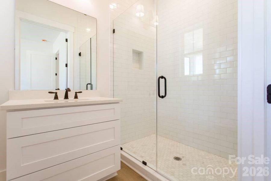 Furnished interior view inside a new home in , Weddington (Image 14).