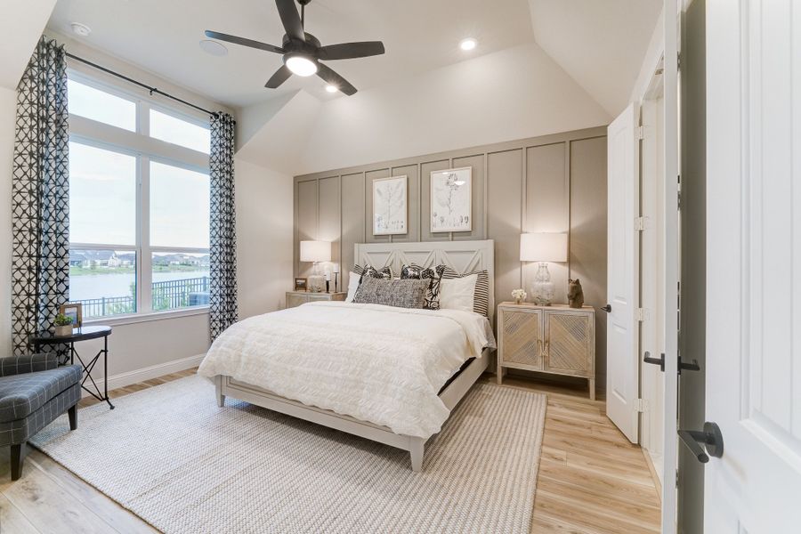 Representative furnished interior of a home built from the Messina by Beazer Homes in Bridgeland, Cypress (Image 17).