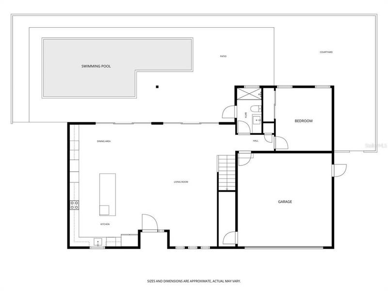 2D floor plan layout of this home in , Sarasota, FL (Image 4). 2D floor plan layout of this home in , Sarasota, FL (Image 4).