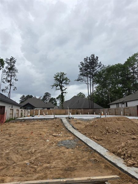 Site preparation for new homesites in Evergreen 60', Conroe (Image 4).