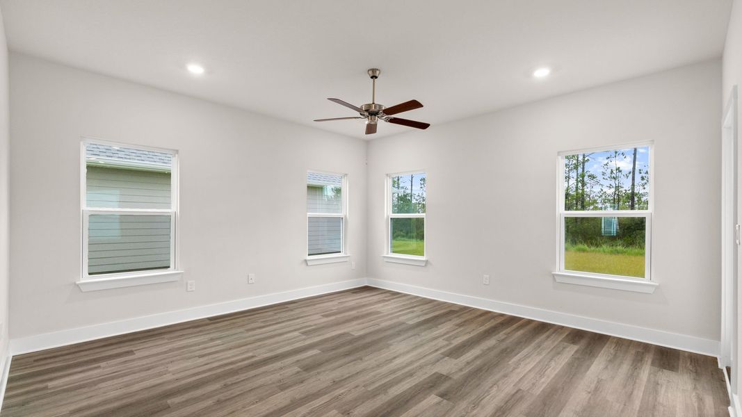 Representative unfurnished interior of a home built from the The Monroe by D.R. Horton in WindMark Beach, Port Saint Joe (Image 20).