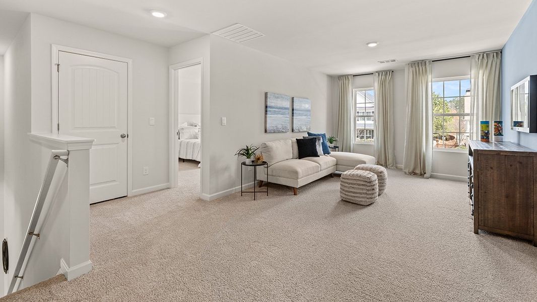 Representative furnished interior of a home built from the HANOVER by D.R. Horton in Lost Creek, Dallas (Image 34). Representative furnished interior of a home built from the HANOVER by D.R. Horton in Lost Creek, Dallas (Image 34).