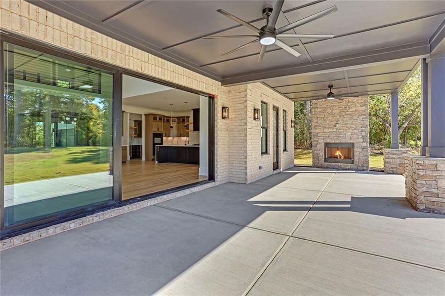 Exterior details and patio area of a home in , Loganville (Image 31).