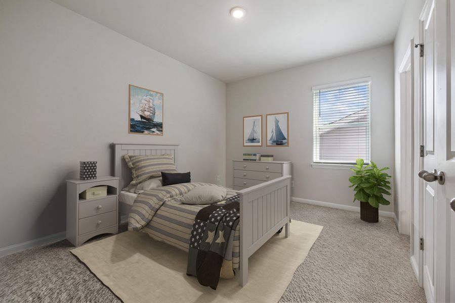 Representative furnished interior of a home built from the Cottonwood by Beazer Homes in The Groves of Berkeley, Moncks Corner (Image 13).