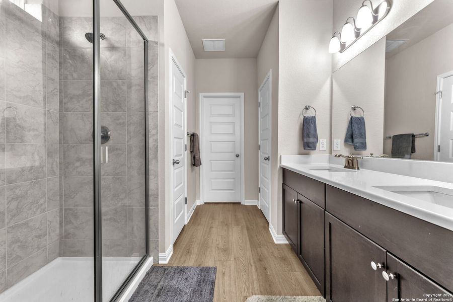 Furnished interior view inside a new home in Saddle Creek Ranch, Cibolo (Image 13). Furnished interior view inside a new home in Saddle Creek Ranch, Cibolo (Image 13).