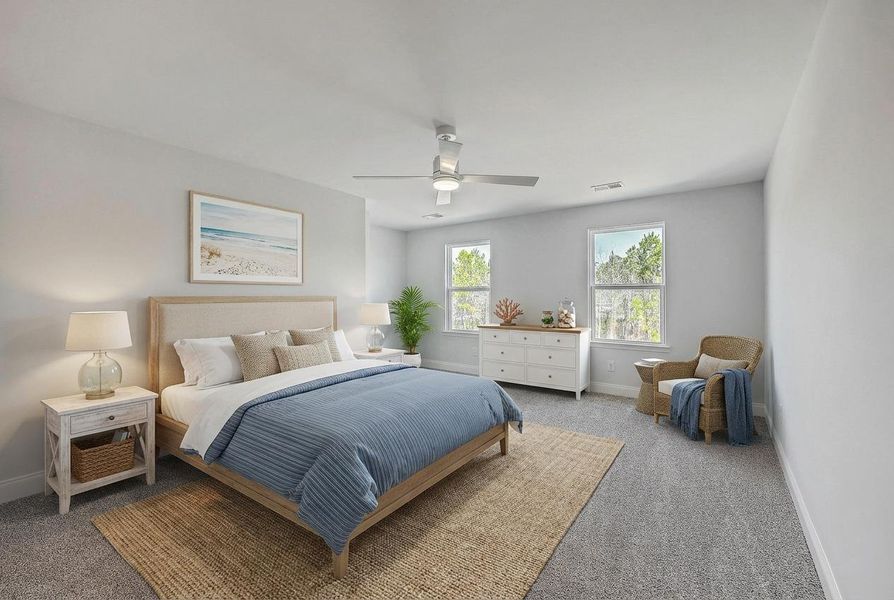 Furnished interior view inside a new home in , Holly Hill (Image 8).