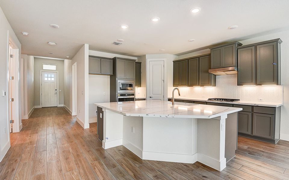 Furnished interior view inside a new home in Traditional Homes at Easton Park, Austin (Image 6). Furnished interior view inside a new home in Traditional Homes at Easton Park, Austin (Image 6).