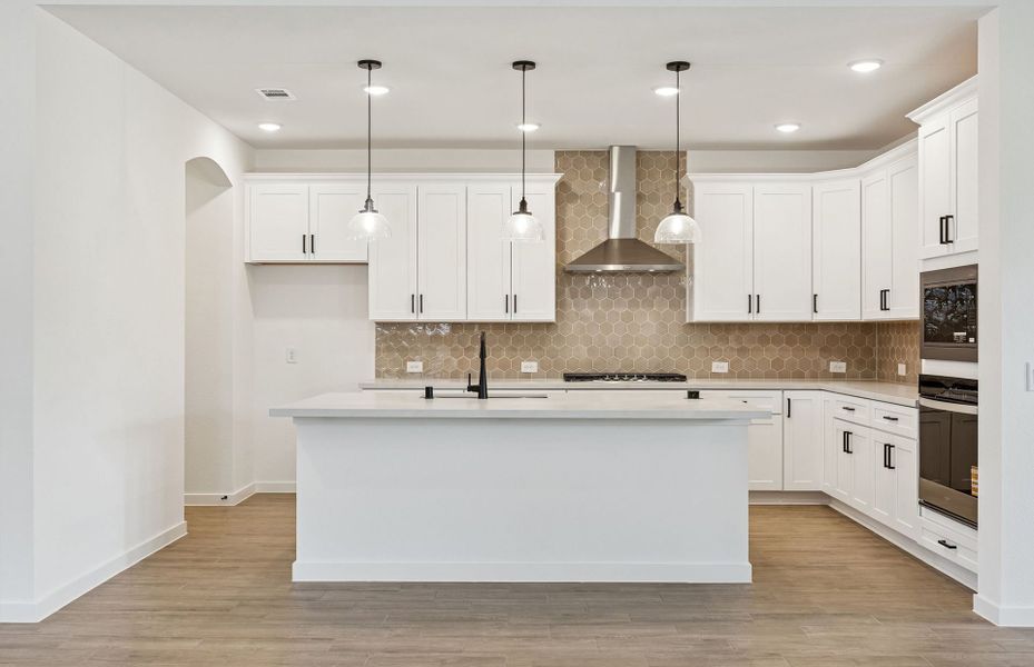 Furnished interior view inside a new home in Mavera, Conroe (Image 6).