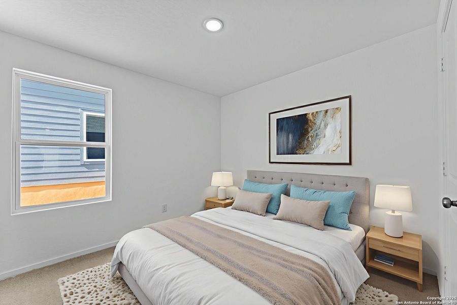 Furnished interior view inside a new home in Waterwheel: Cottage Collection, San Antonio (Image 13).