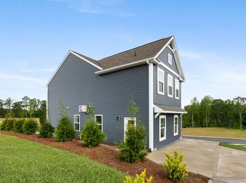 Representative exterior photo of a completed home built from the Shepherd by True Homes in Edgewater - Cottage Greens, Lancaster, SC (Image 23). Representative exterior photo of a completed home built from the Shepherd by True Homes in Edgewater - Cottage Greens, Lancaster, SC (Image 23).