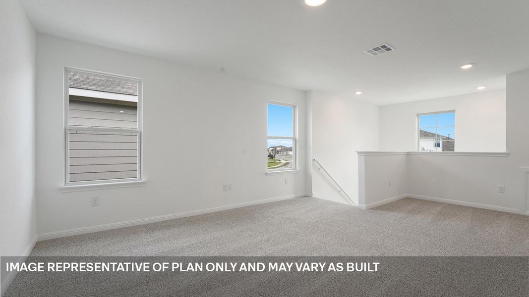 Spacious, unfurnished interior of a new home in Prairie Lakes, Buda (Image 14).