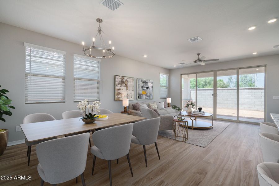 2VS) DINING TO GREAT ROOM