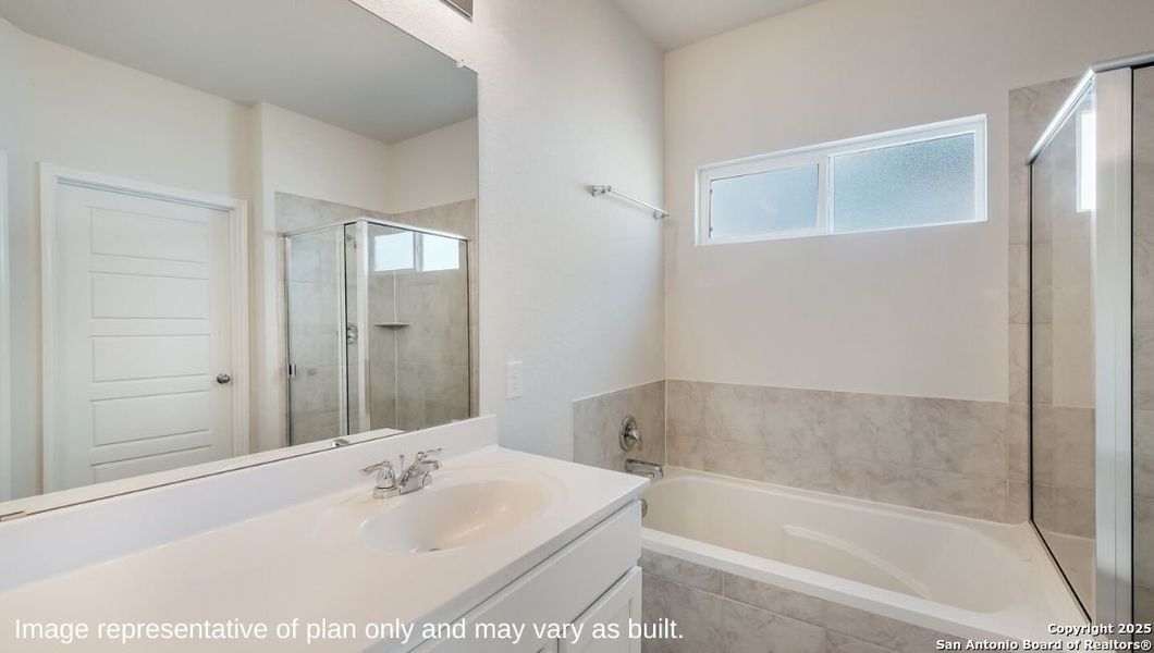 Furnished interior view inside a new home in Riverstone at Westpointe, San Antonio (Image 6).