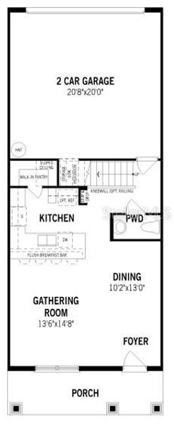 2D floor plan layout of this home in , Orlando, FL (Image 2). 2D floor plan layout of this home in , Orlando, FL (Image 2).