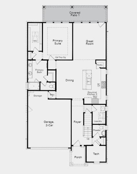 Structural options added include: additional bedroom on second floor, covered outdoor living, gourmet kitchen.