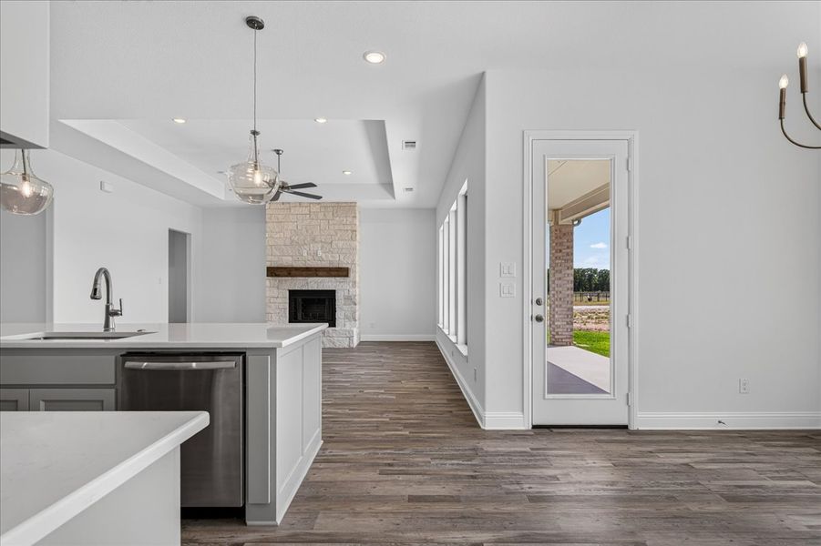 Furnished interior view inside a new home in Taylor Ranch, Springtown (Image 7).