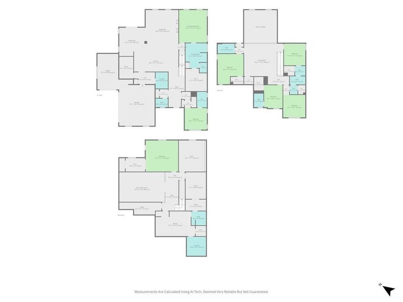 2D floor plan layout of this home in Conner Farm, Dawsonville, GA (Image 5).