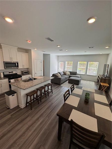 Furnished interior view inside a new home in , McDonough (Image 9).