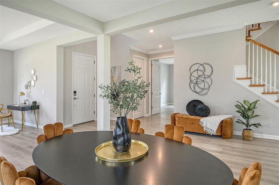 Furnished interior view inside a new home in , Nokomis (Image 15).