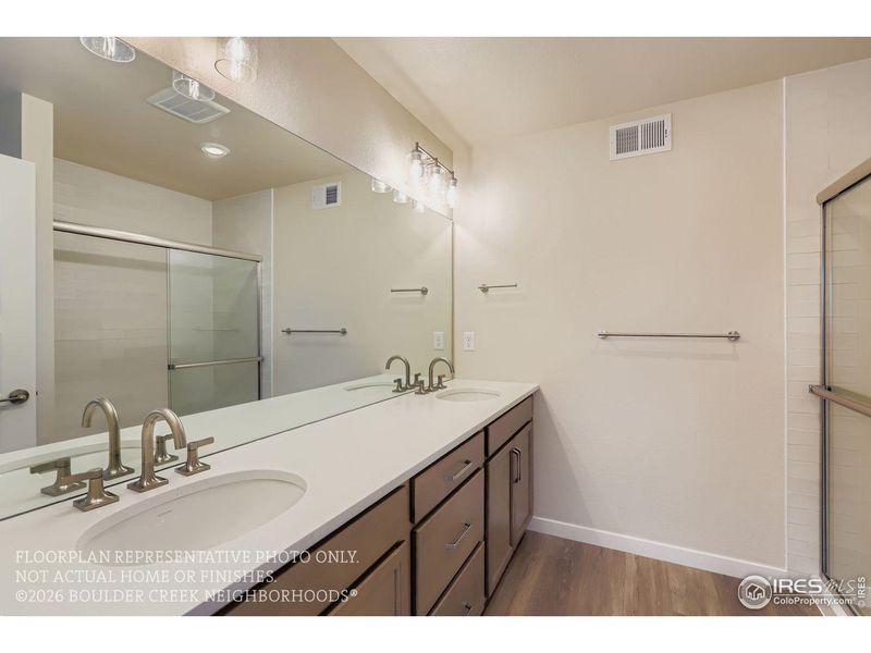 Furnished interior view inside a new home in Baseline, Broomfield (Image 8).