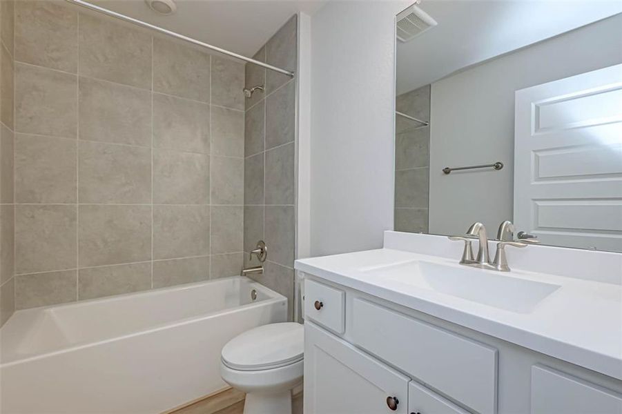 Furnished interior view inside a new home in Parkland Place, Pace (Image 7).