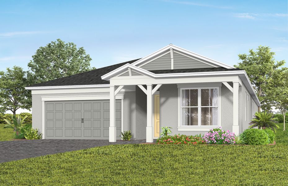Representative exterior photo of a completed home built from the Symphony by Pulte Homes in Lakehaven Estates, Clermont, FL (Image 19).