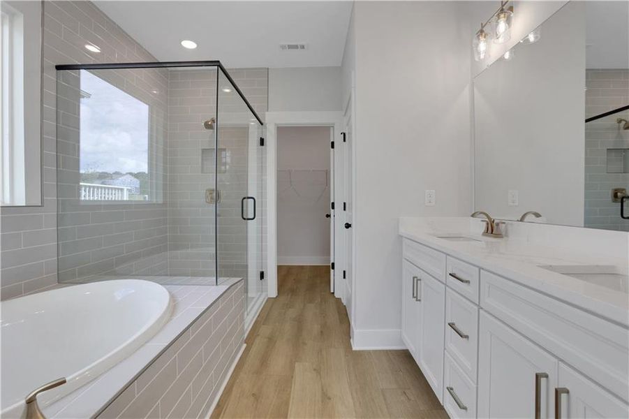Furnished interior view inside a new home in Twin Lakes, Hoschton (Image 8).