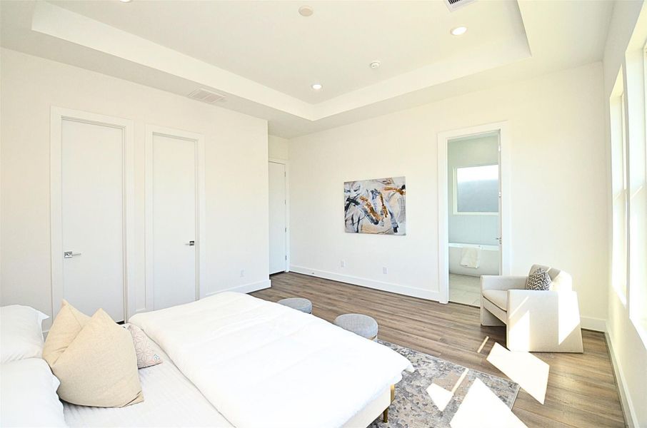 Primary Bedroom (Sample photo from similar floor plan built by the builder)