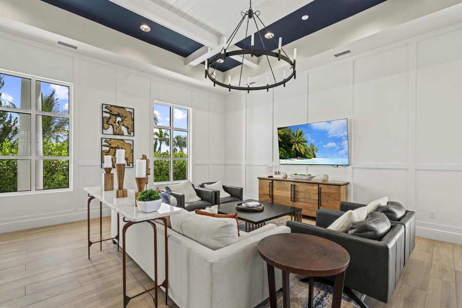Furnished interior view inside a new home in , Port St. Lucie (Image 9).
