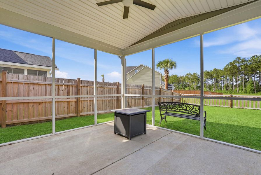 Exterior details and patio area of a home in Cypress Preserve, Moncks Corner (Image 3). Exterior details and patio area of a home in Cypress Preserve, Moncks Corner (Image 3).