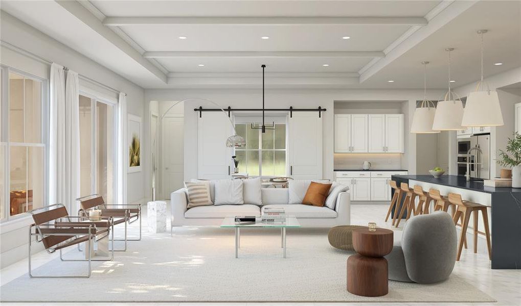 Furnished interior view inside a new home in Eden Preserve, Altamonte Springs (Image 2).