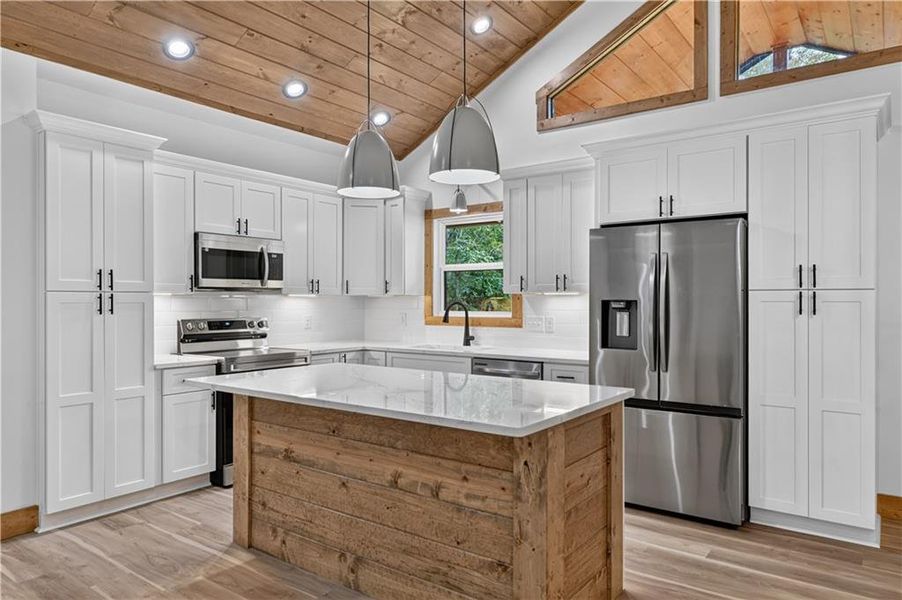 Furnished interior view inside a new home in , Ellijay (Image 11).