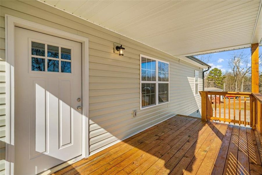 Exterior details and patio area of a home in , Dalton (Image 19).